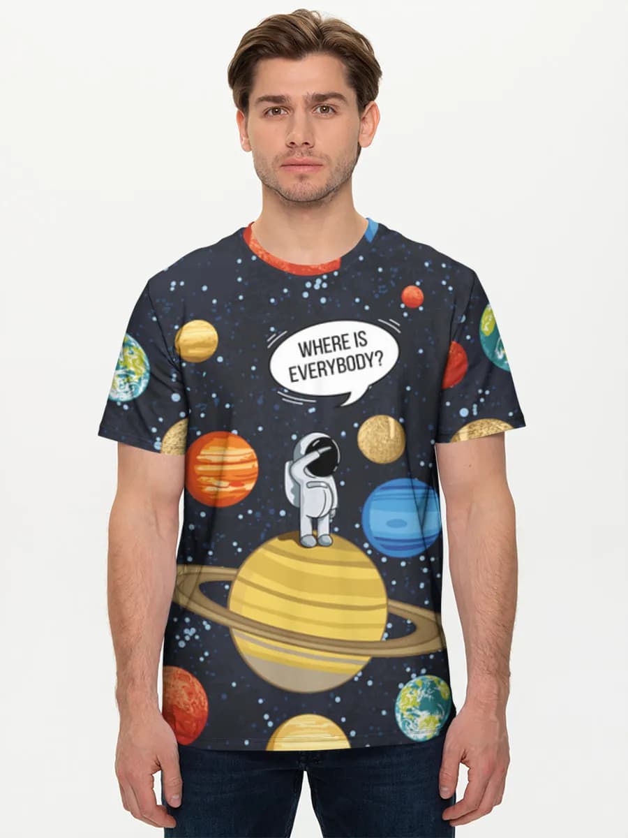 Men's basic cotton T-shirt