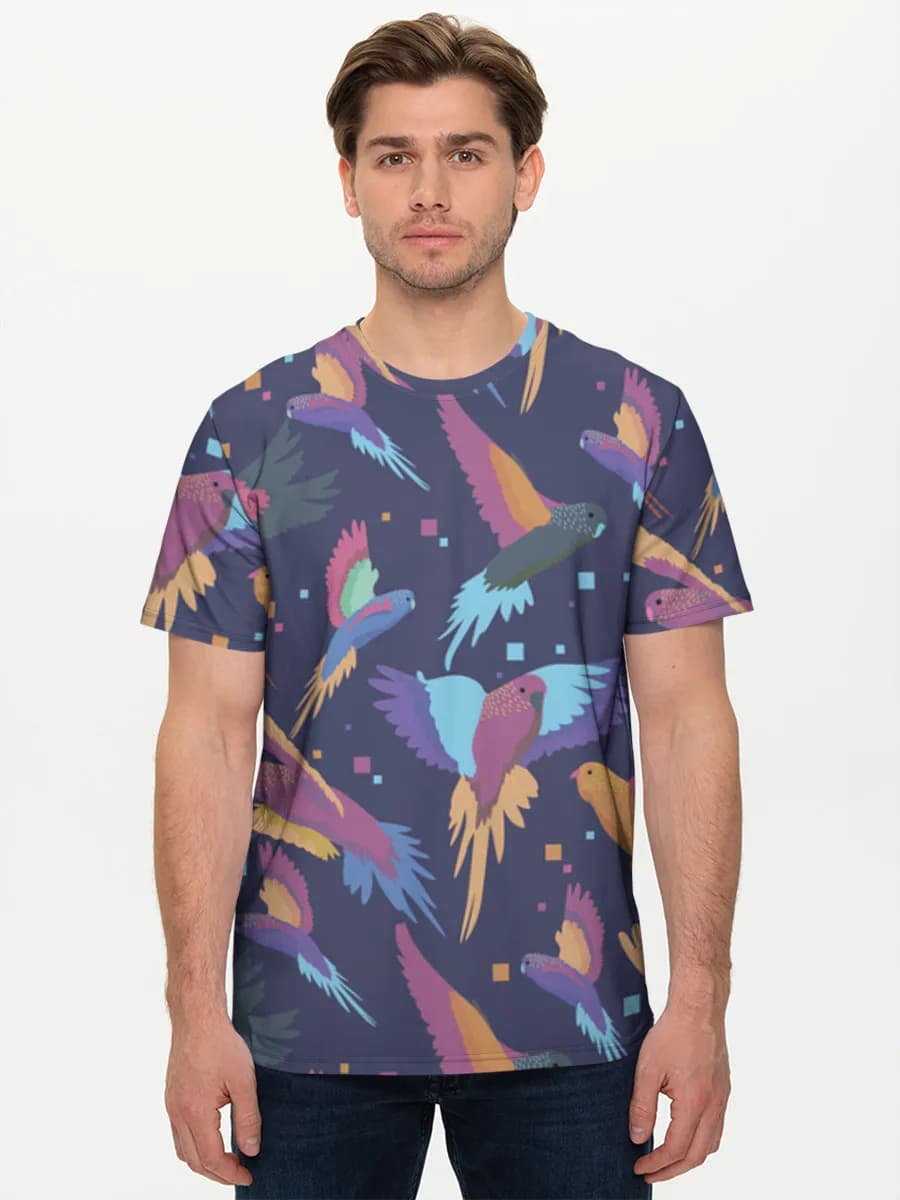 Men's basic cotton T-shirt