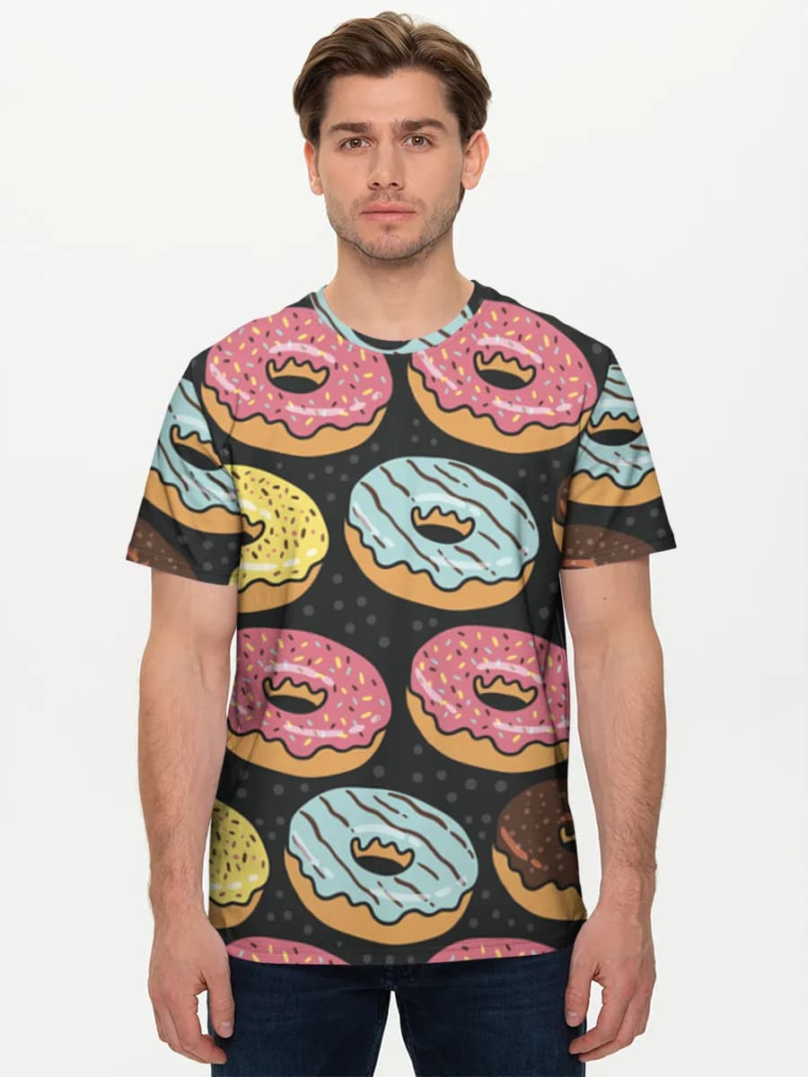 Colorful Donut Sprinkle Print