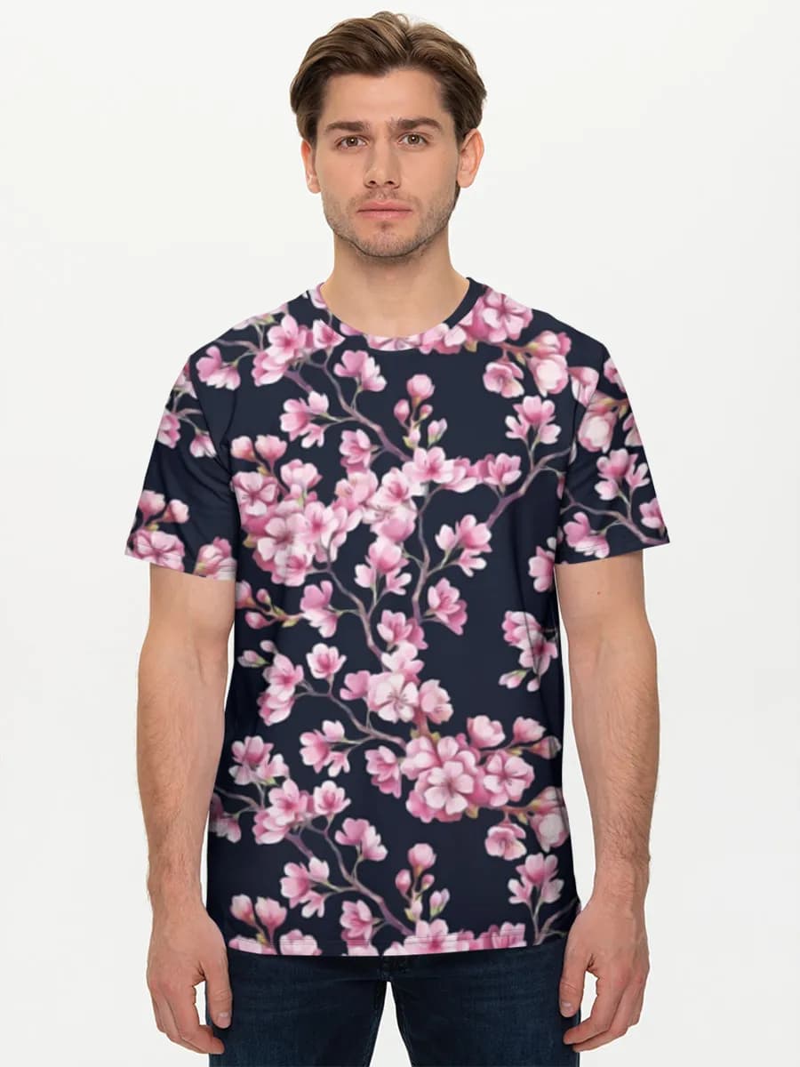 Men's basic cotton T-shirt