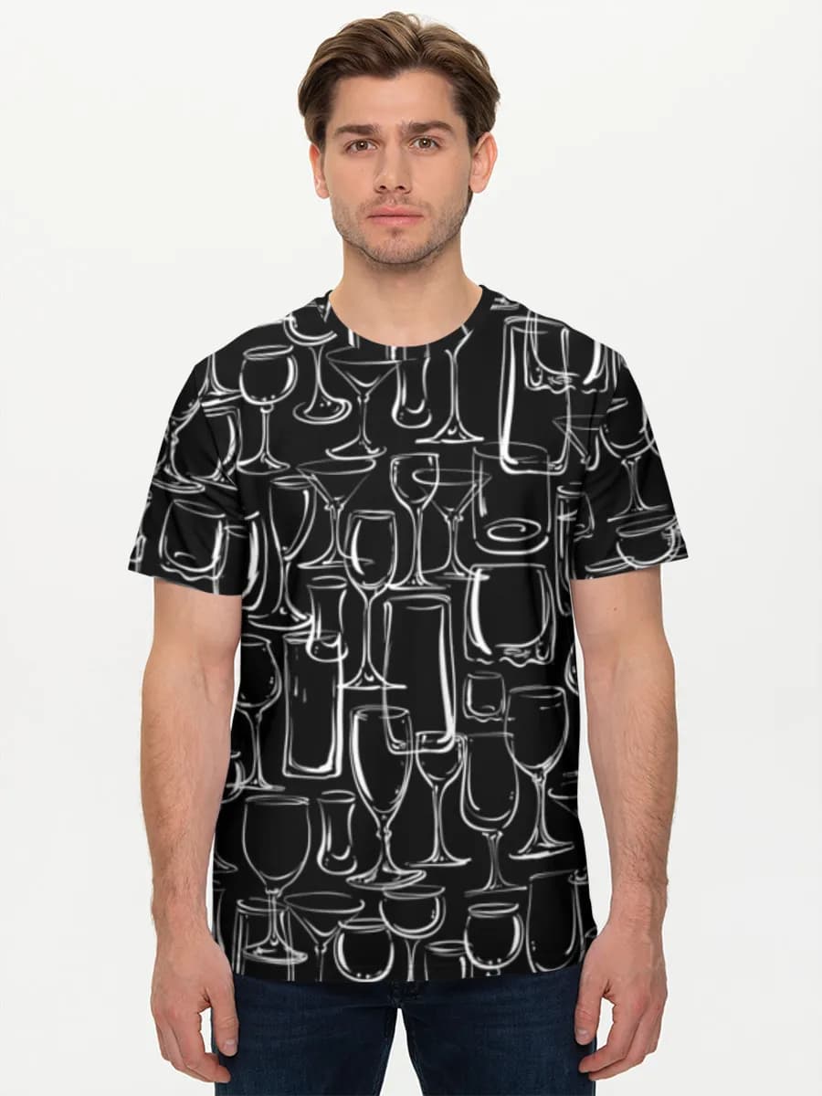 Men's basic cotton T-shirt