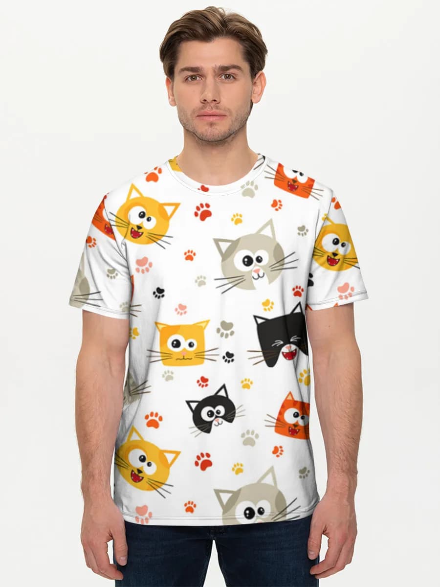 Men's basic cotton T-shirt