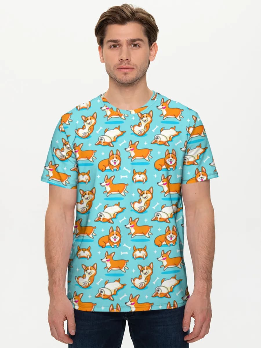 Men's basic cotton T-shirt