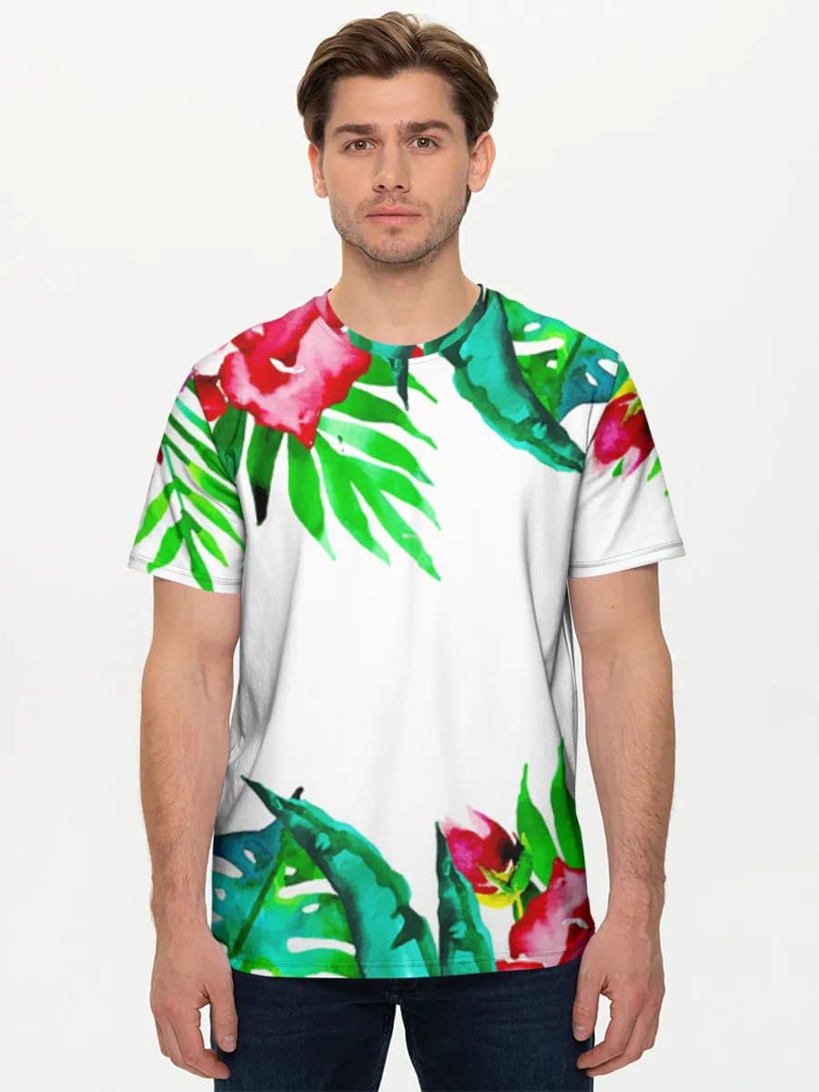 Men's basic cotton T-shirt