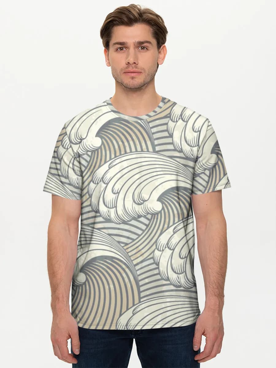 Men's basic cotton T-shirt