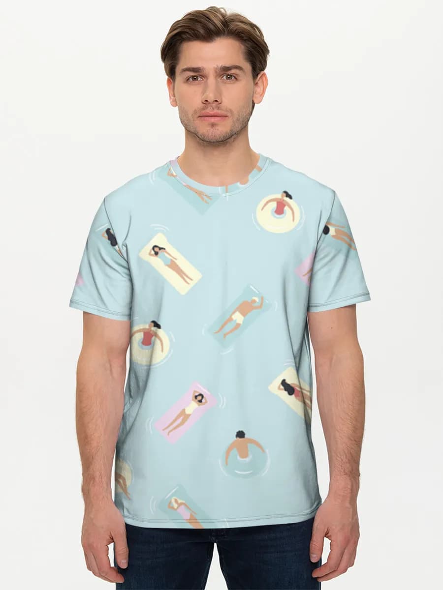 Men's basic cotton T-shirt