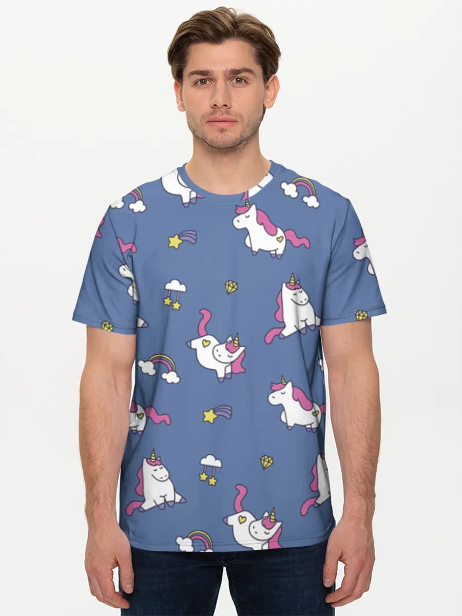 Men's basic cotton T-shirt