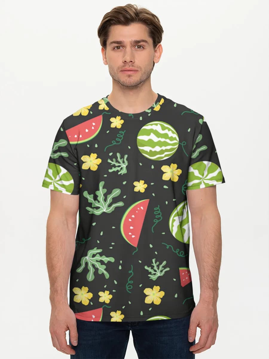 Men's basic cotton T-shirt