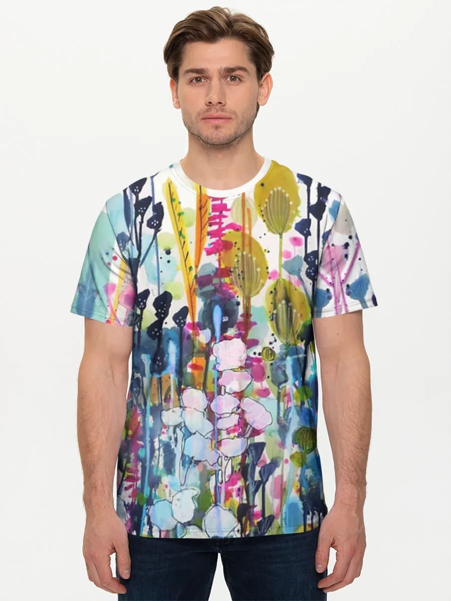 Men's basic cotton T-shirt
