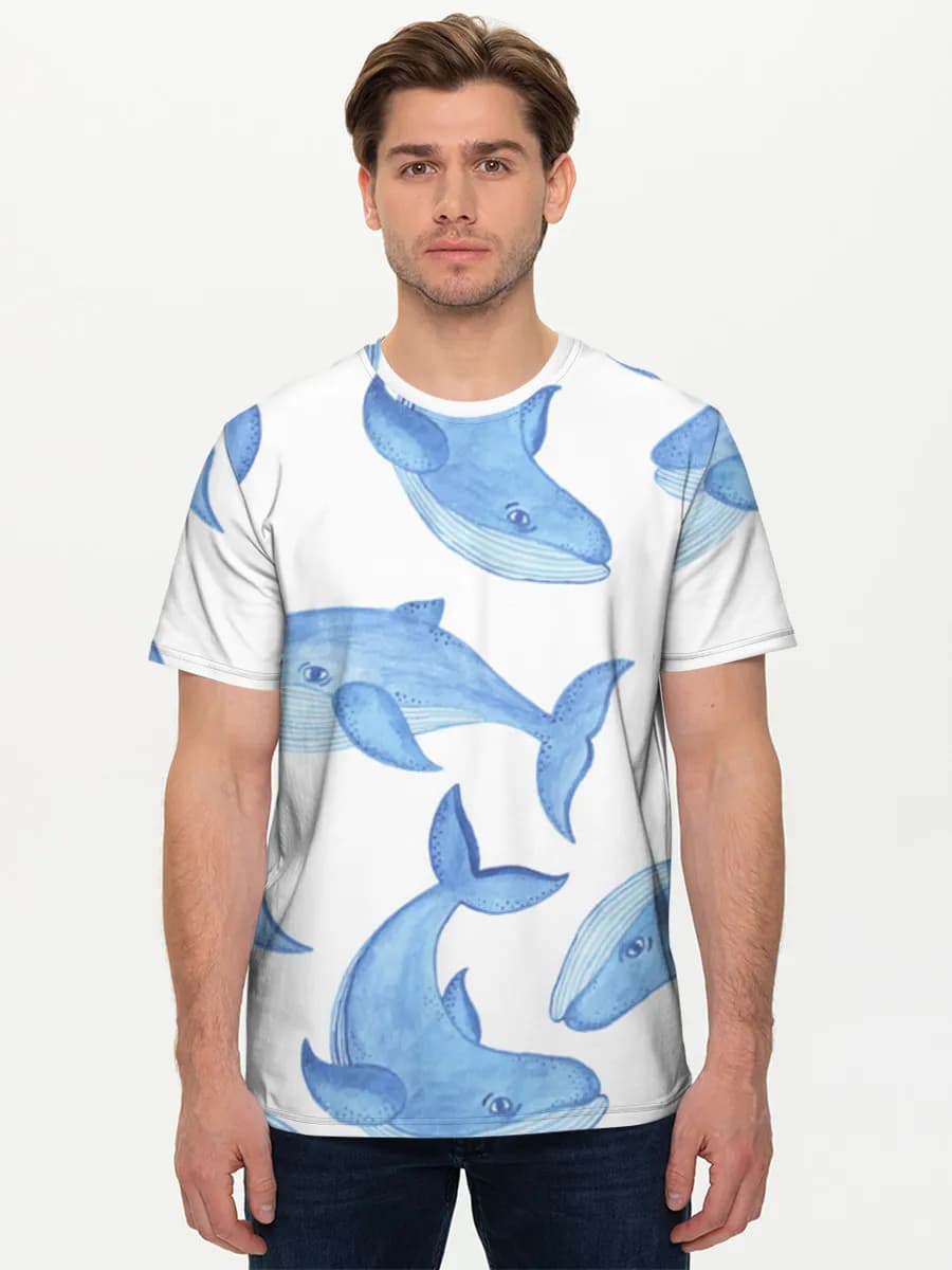 Men's basic cotton T-shirt