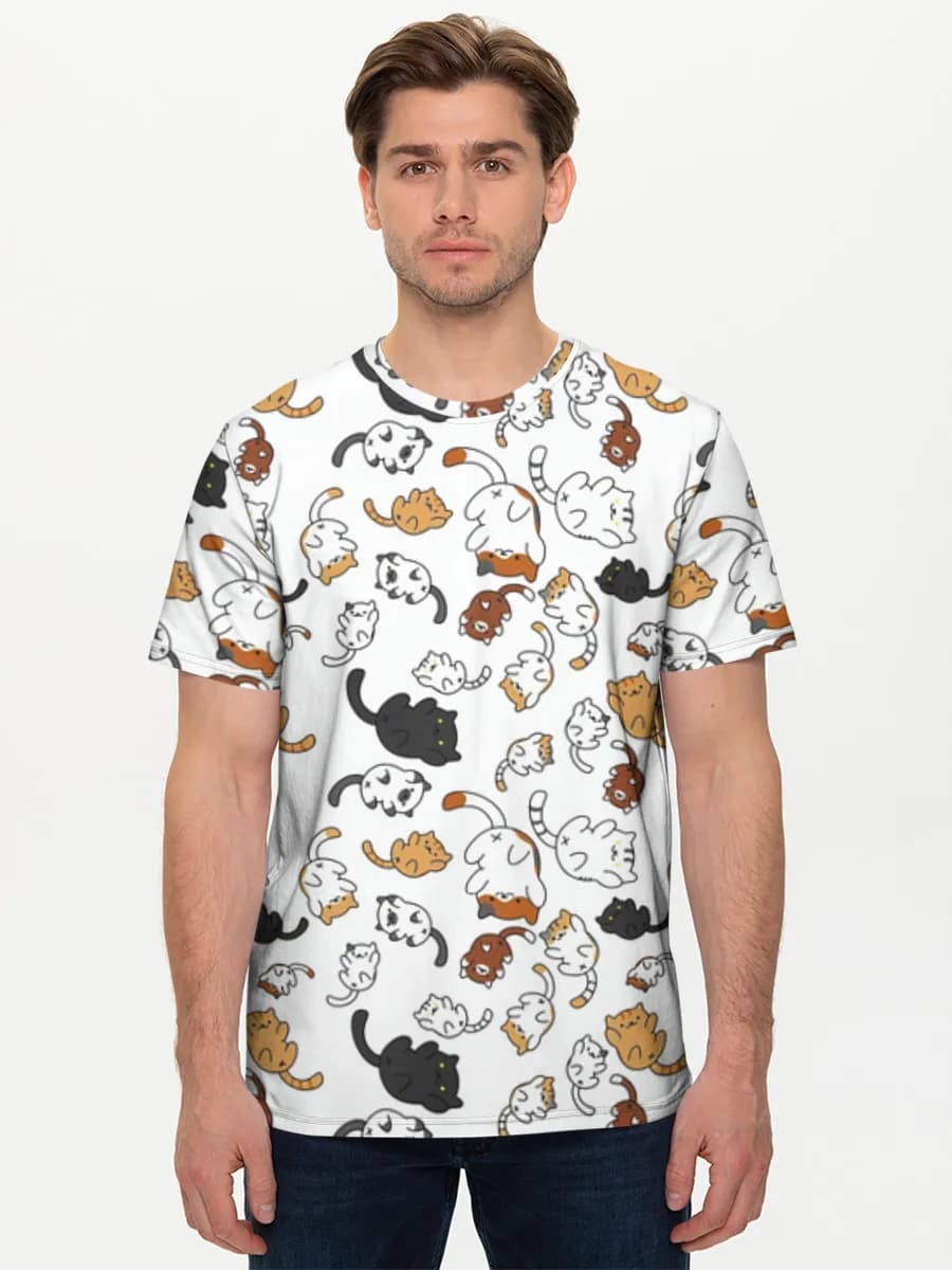 Men's basic cotton T-shirt
