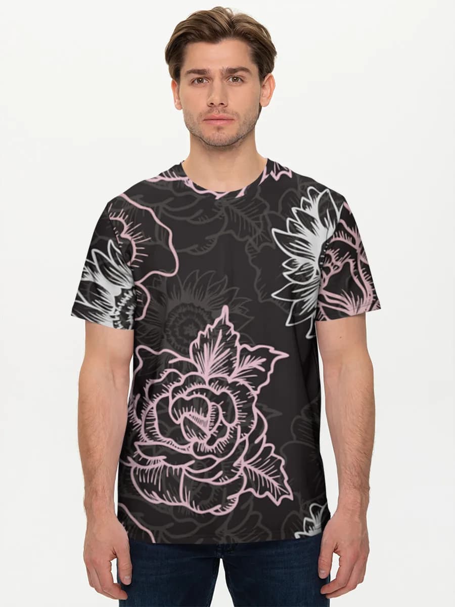 Men's basic cotton T-shirt