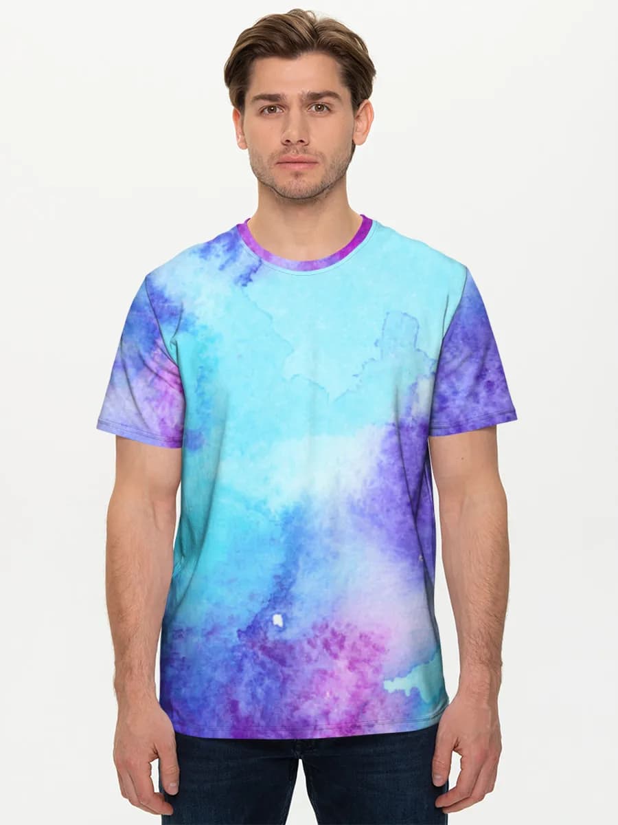 Blue Purple Watercolor Wash