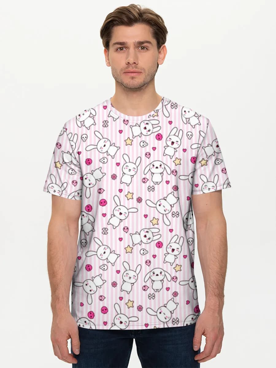 Men's basic cotton T-shirt