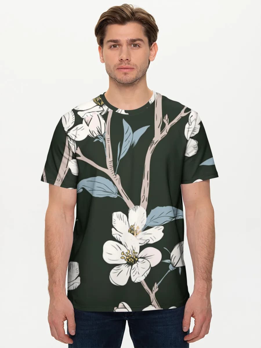Men's basic cotton T-shirt