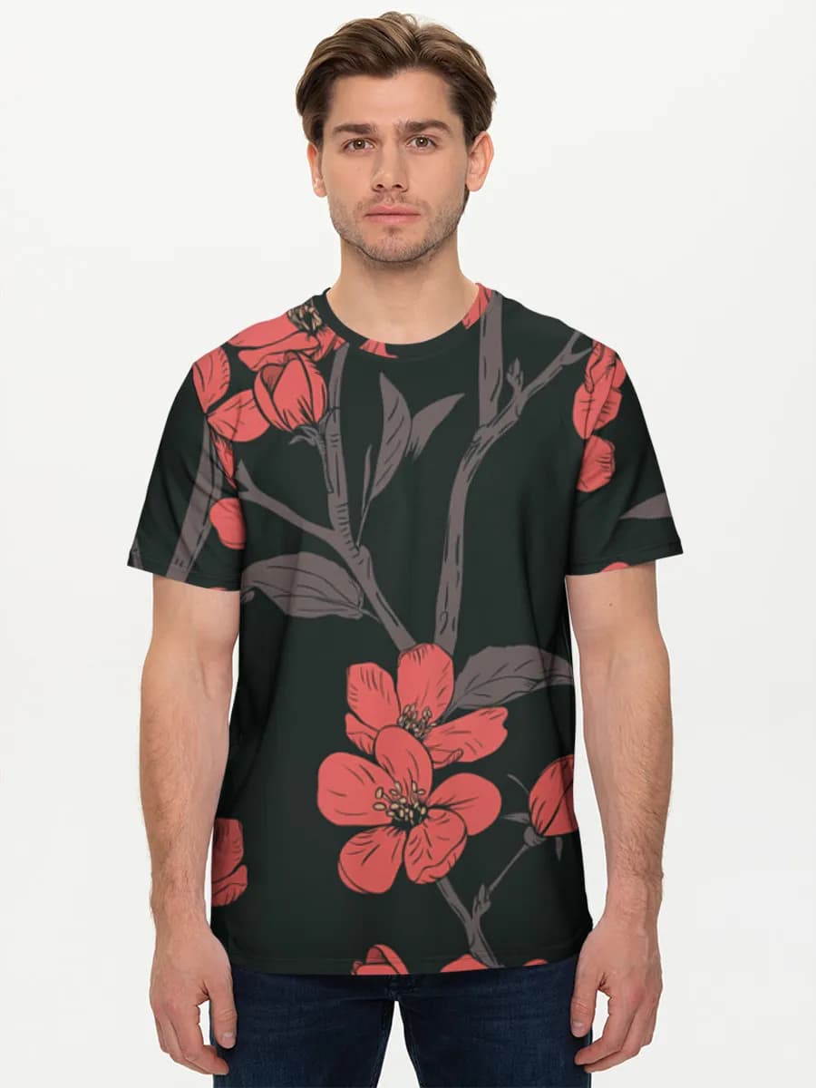 Men's basic cotton T-shirt