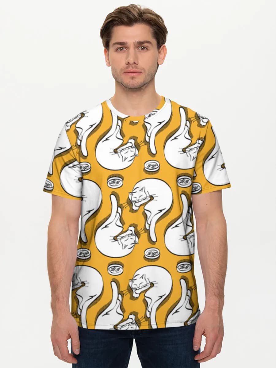 Men's basic cotton T-shirt