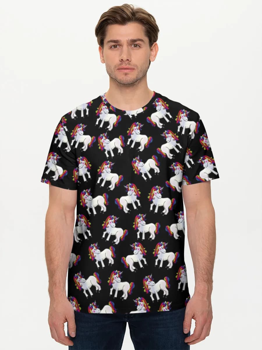 Men's basic cotton T-shirt