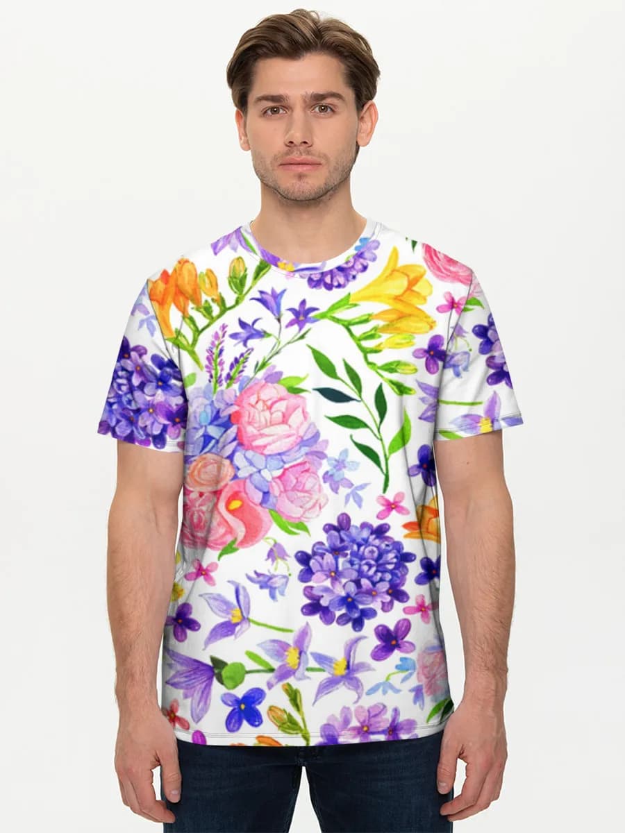 Men's basic cotton T-shirt