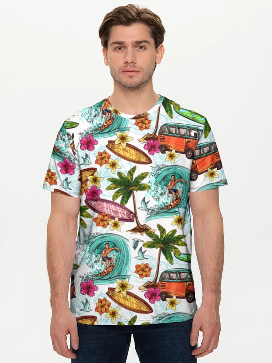 Men's basic cotton T-shirt