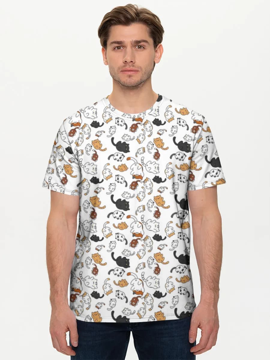 Men's basic cotton T-shirt