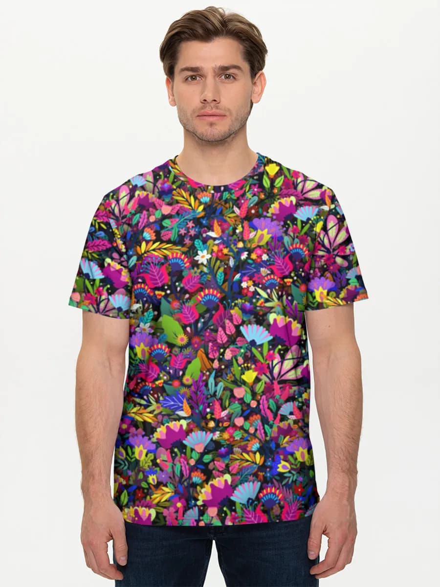 Men's basic cotton T-shirt