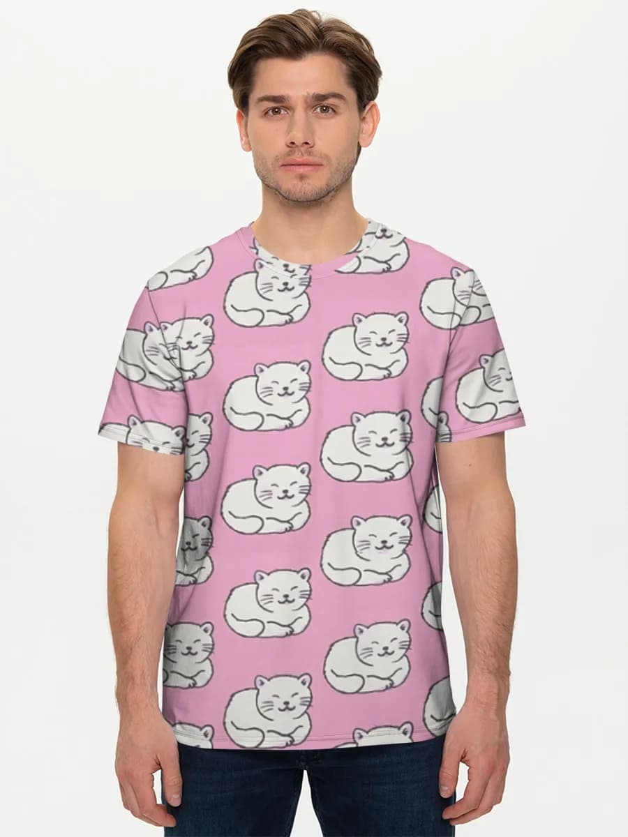 Men's basic cotton T-shirt