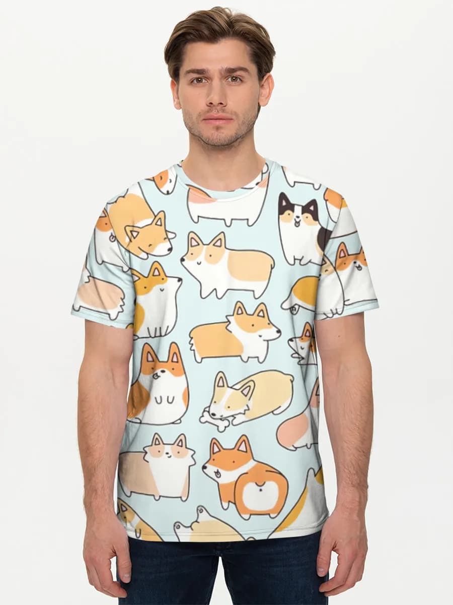 Men's basic cotton T-shirt