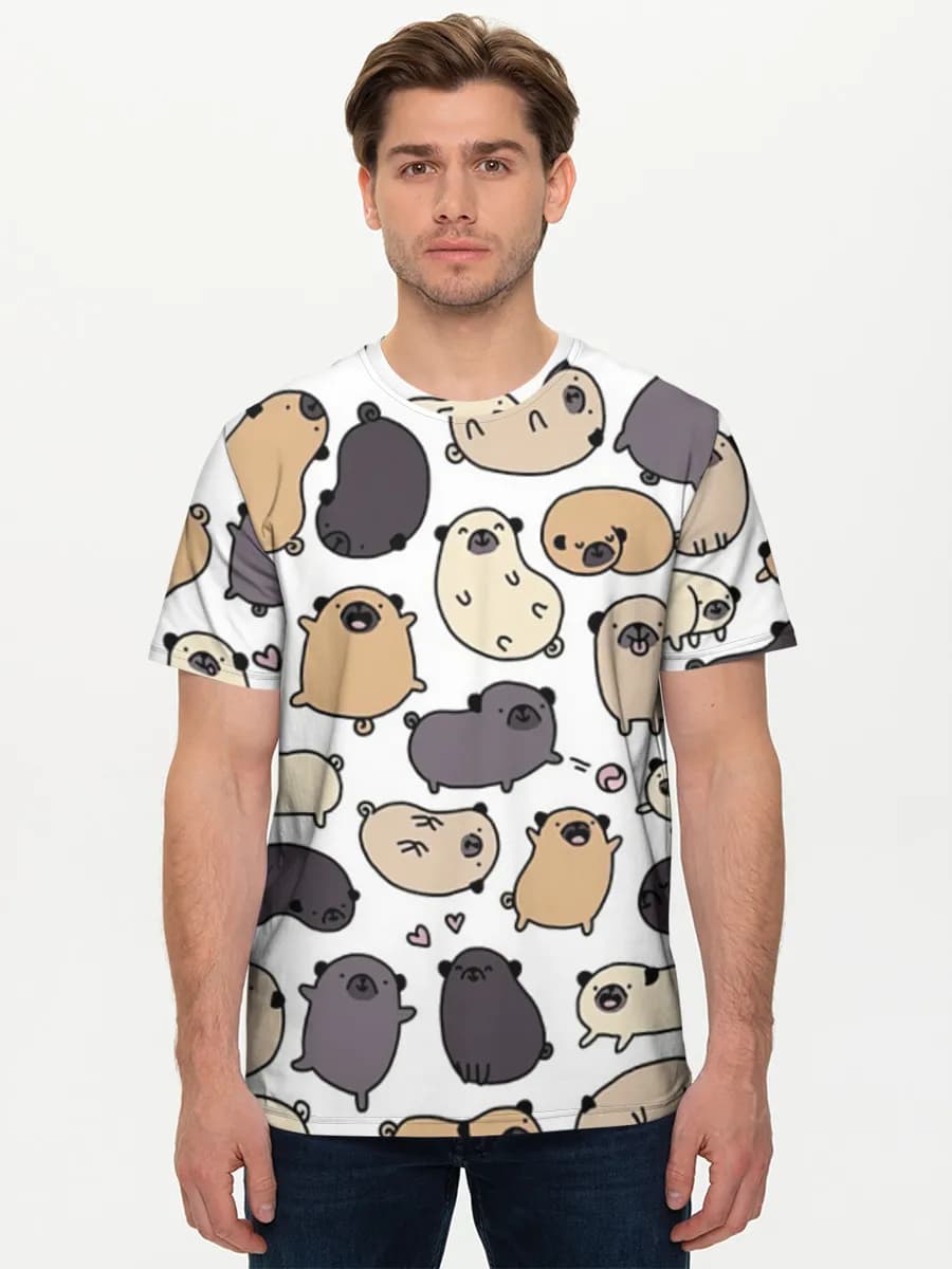 Men's basic cotton T-shirt