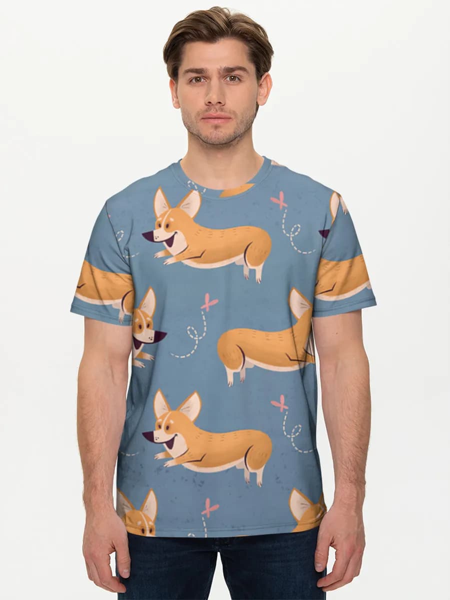 Men's basic cotton T-shirt