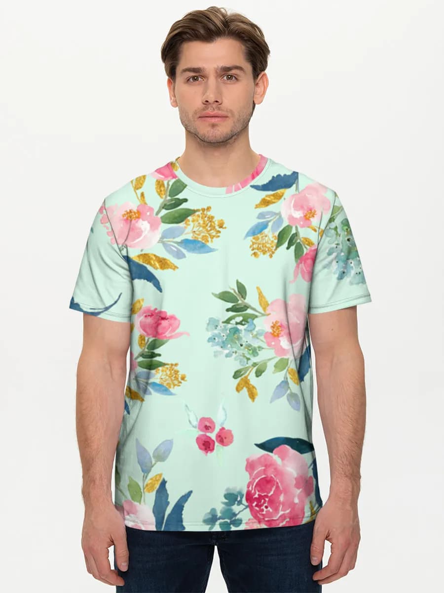 Men's basic cotton T-shirt