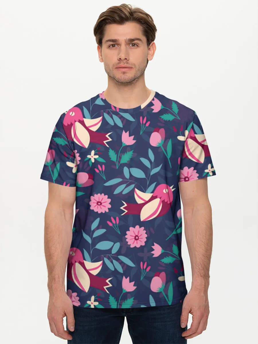 Men's basic cotton T-shirt
