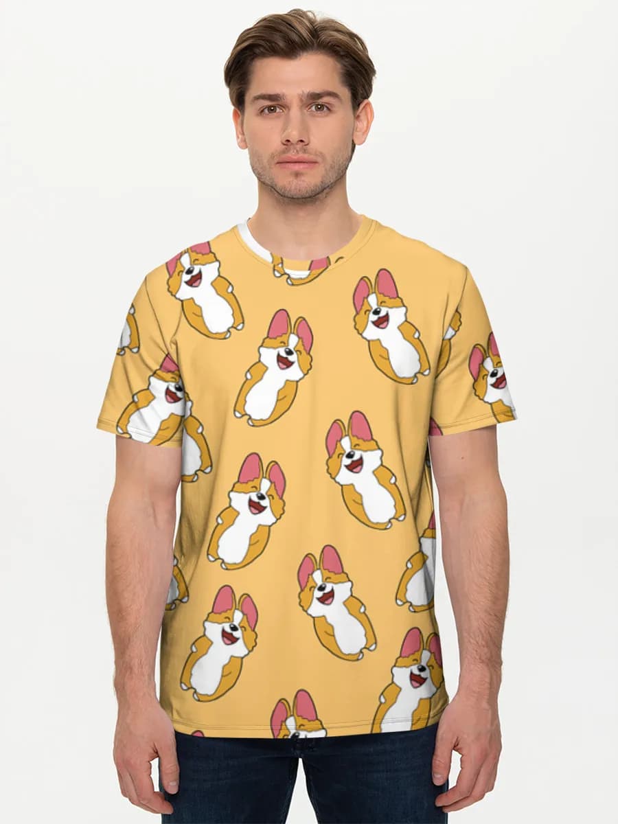 Men's basic cotton T-shirt