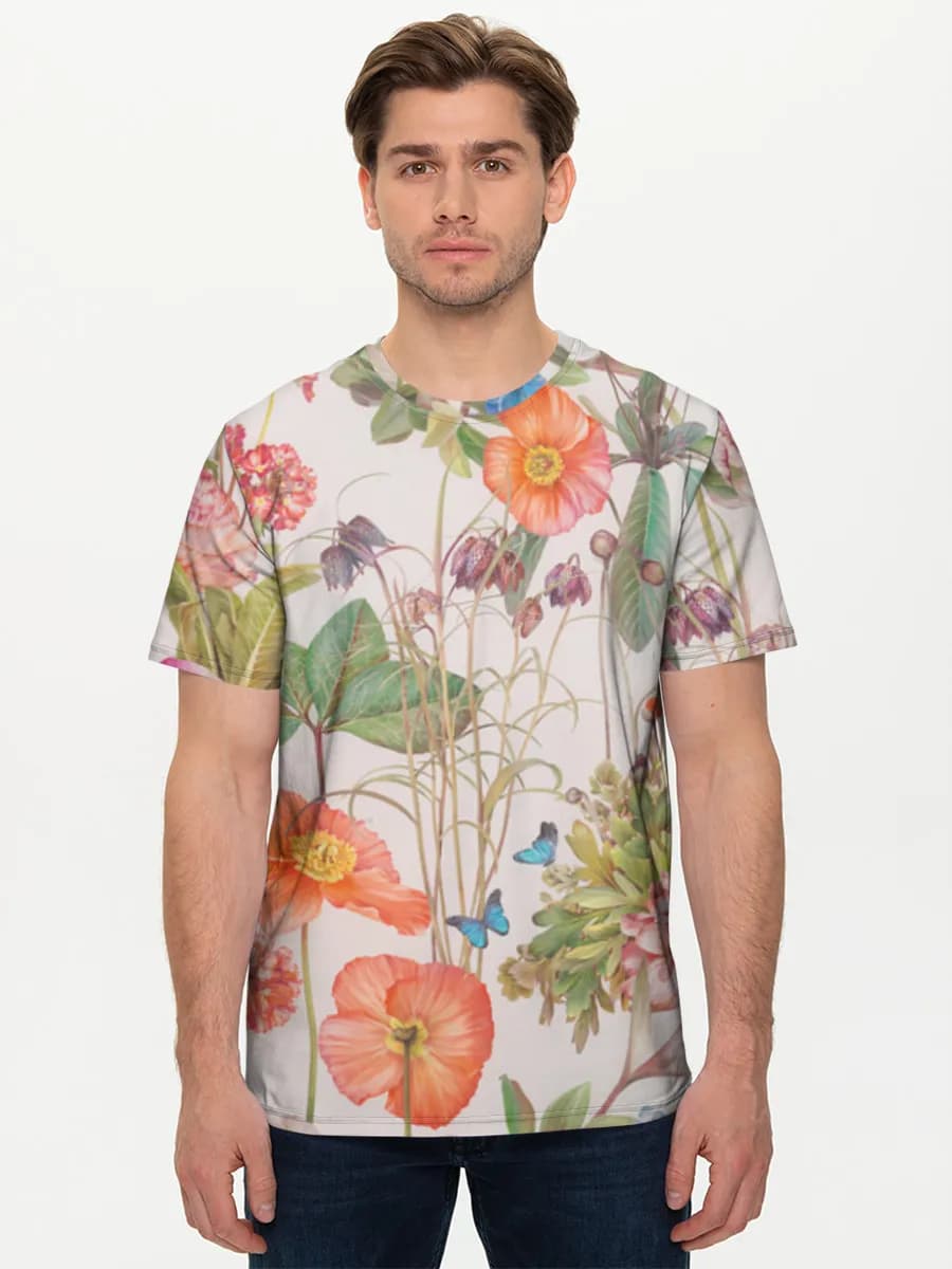 Men's basic cotton T-shirt