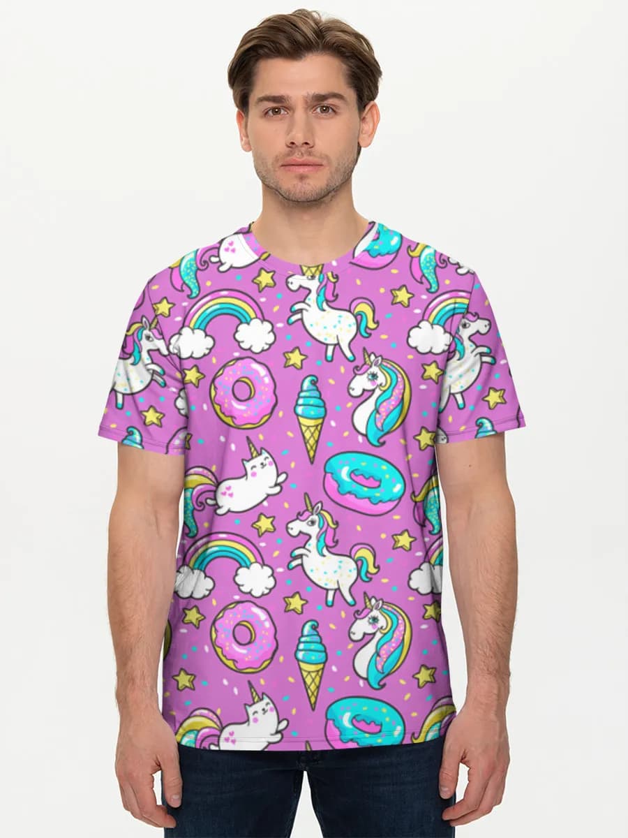 Men's basic cotton T-shirt