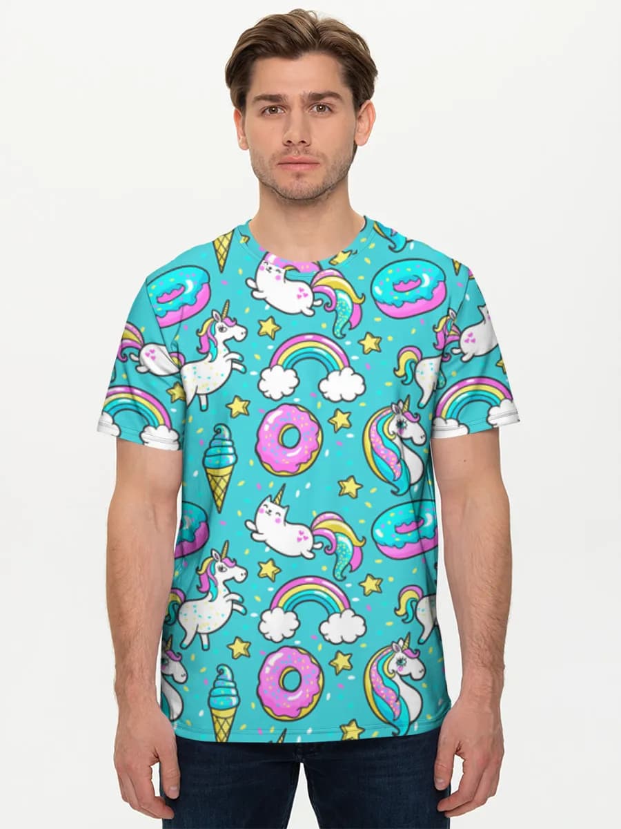 Men's basic cotton T-shirt