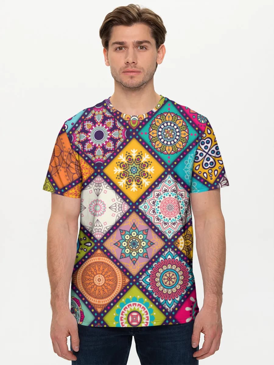 Men's basic cotton T-shirt