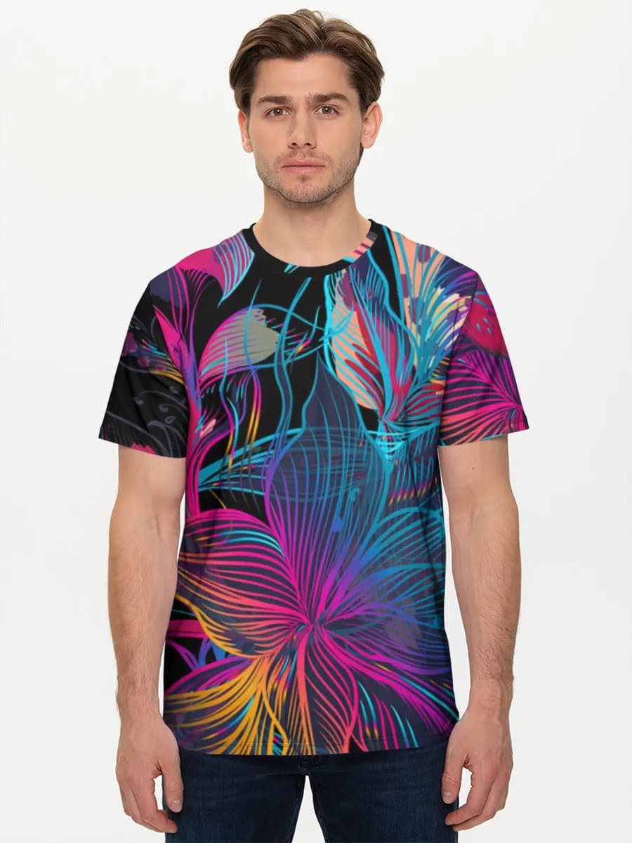 Men's basic cotton T-shirt