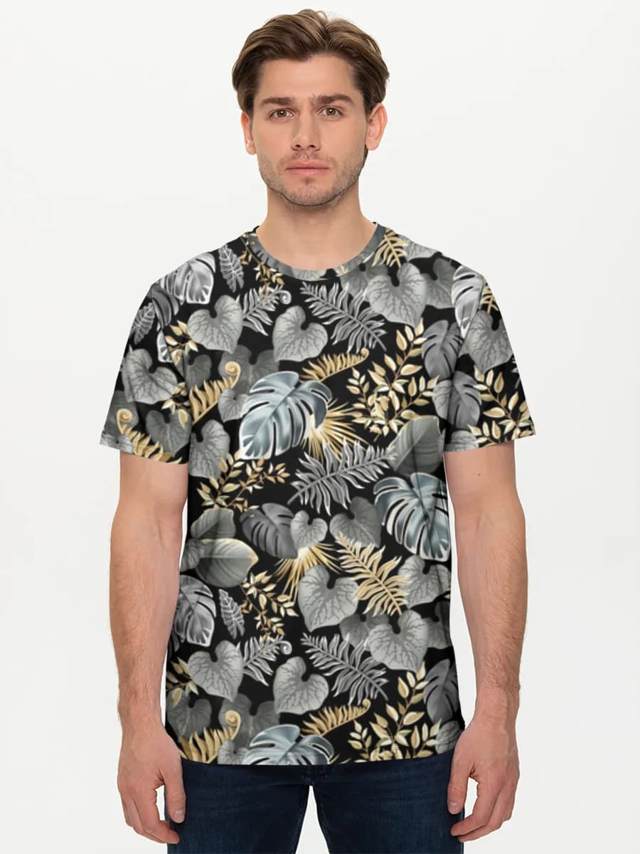 Men's basic cotton T-shirt