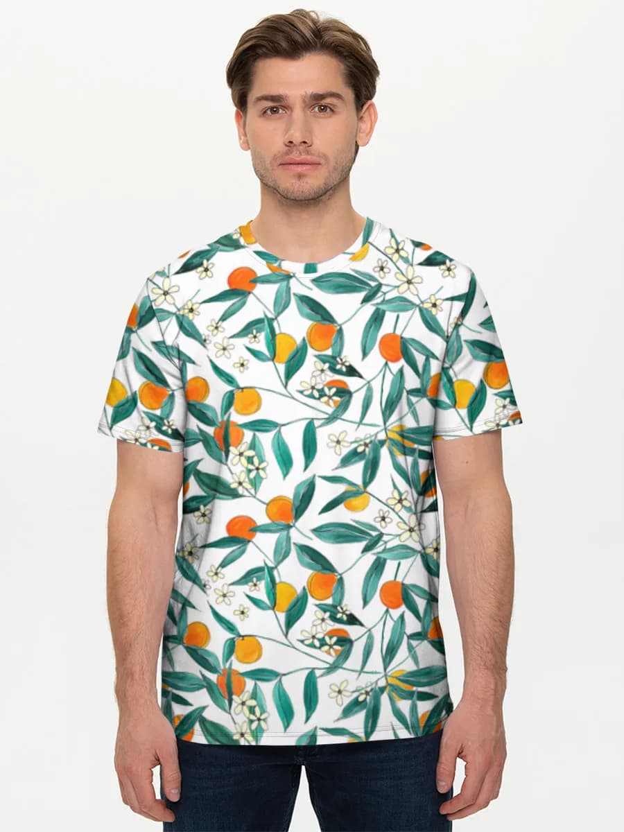 Men's basic cotton T-shirt