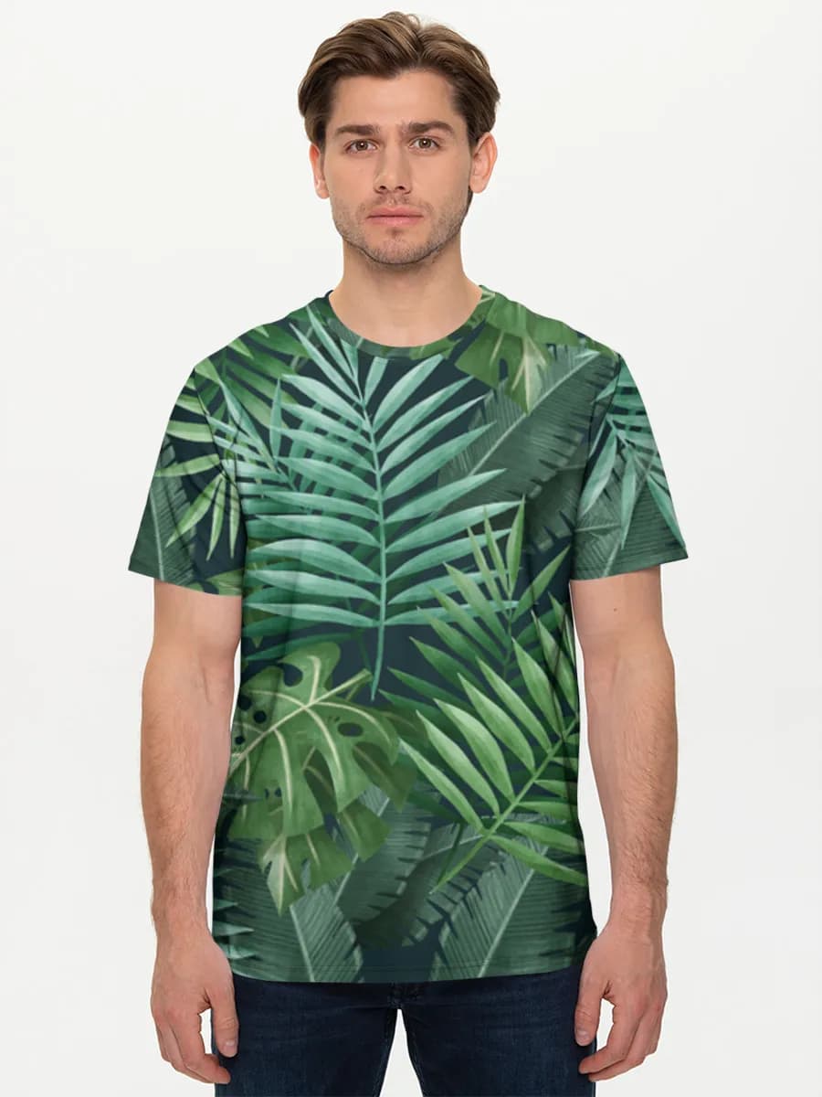 Men's basic cotton T-shirt