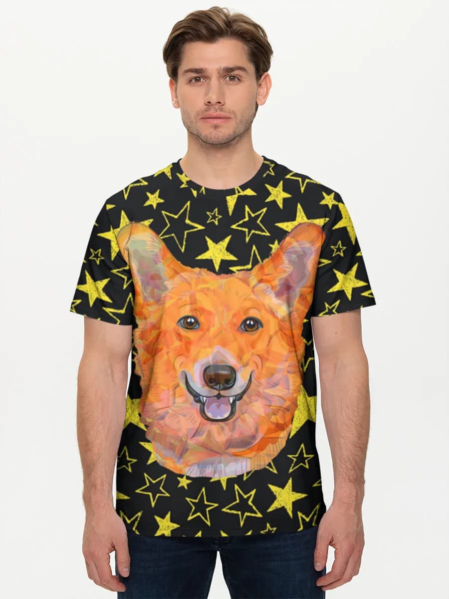 Men's basic cotton T-shirt