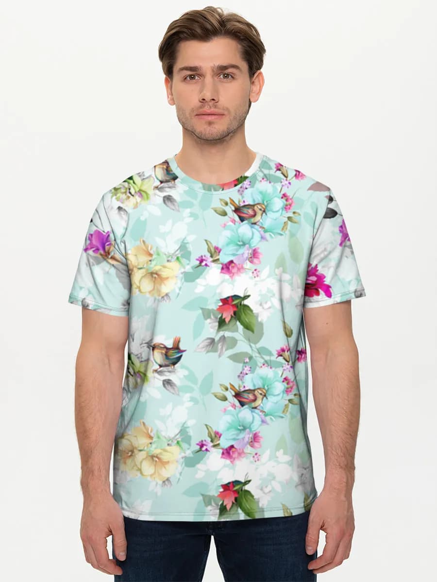 Men's basic cotton T-shirt