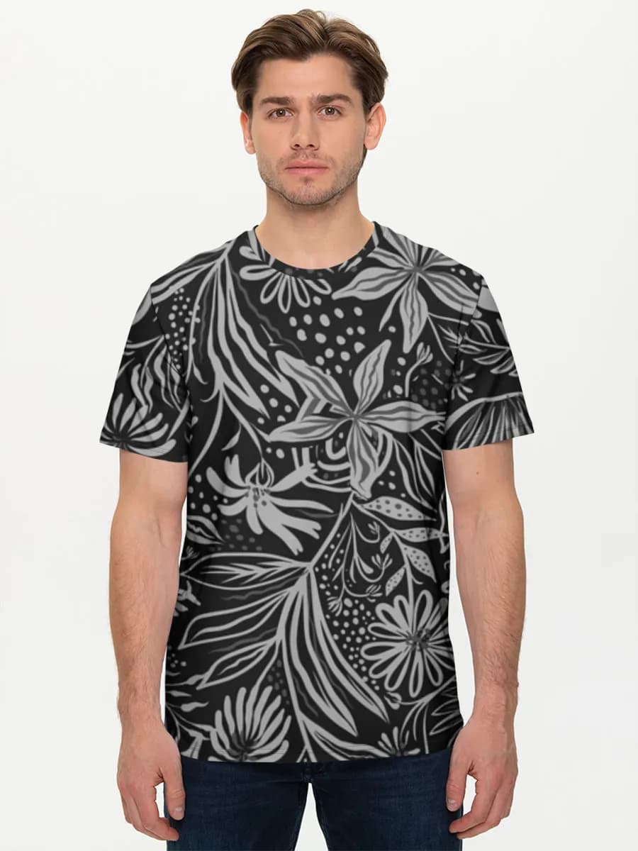 Men's basic cotton T-shirt