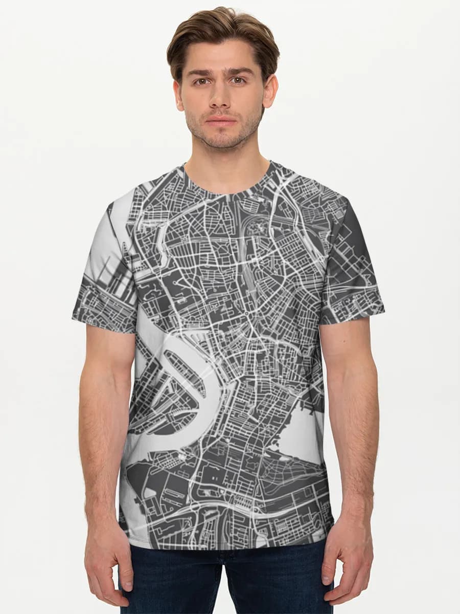 Men's basic cotton T-shirt