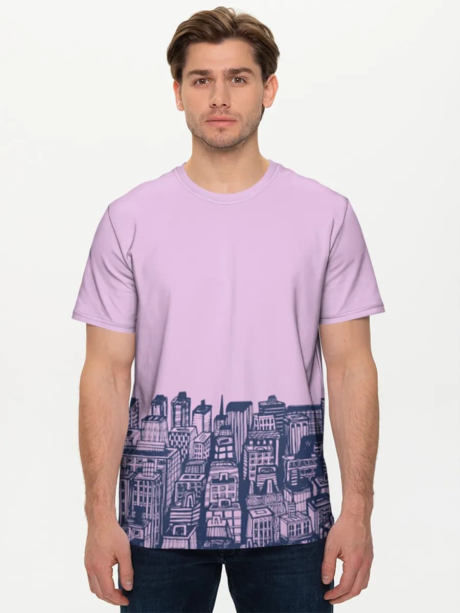 Men's basic cotton T-shirt