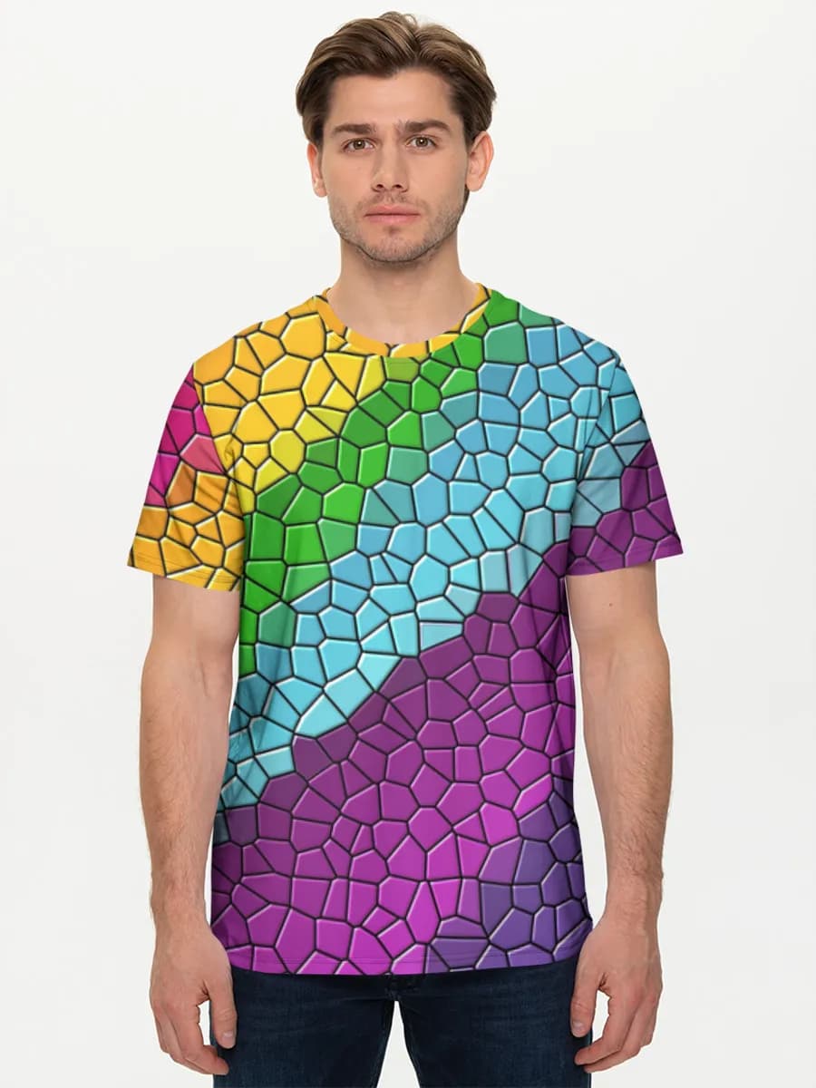 Men's basic cotton T-shirt