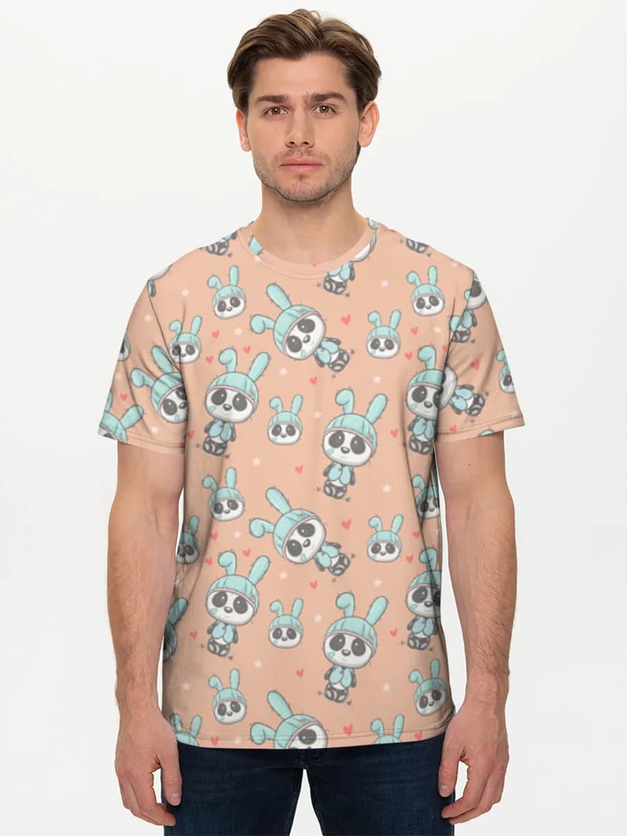 Men's basic cotton T-shirt