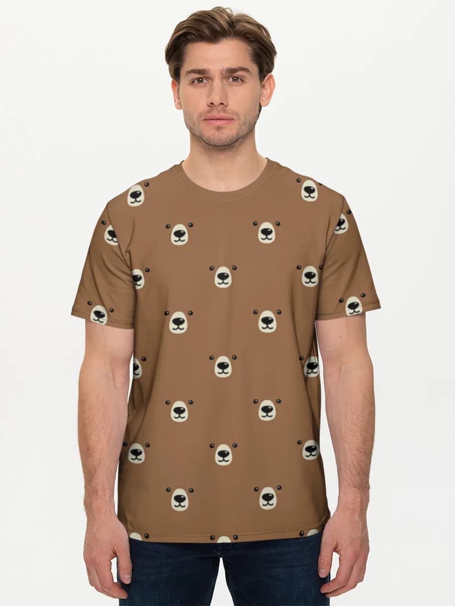 Men's basic cotton T-shirt