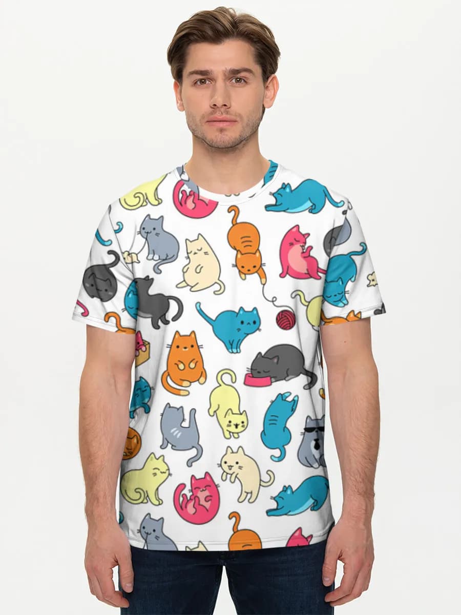 Men's basic cotton T-shirt